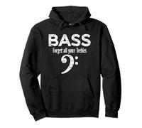 Bass Forget All Your Trebles (Blanc Vintage) Basse Bassiste Sweat à Capuche