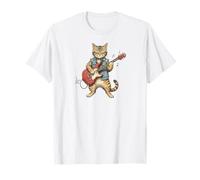 Bass Guitar Cat Jazz Rock Metal Music Blues Kitty T-Shirt