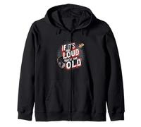 Bass Guitar - If It's Too Loud You're Too Old Sweat à Capuche
