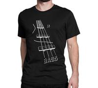 Bass Guitar T-Shirt for Men Short Sleeves 2020 Fashion Tees Crew Neck Clothes Birthday Gift T Shirt Size XL