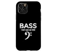 Bass - I Won't Cause Any Treble (Blanc Vintage) Bassiste Coque pour iPhone 11 Pro