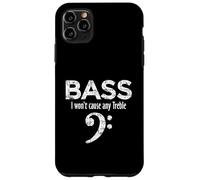 Bass - I Won't Cause Any Treble (Blanc Vintage) Bassiste Coque pour iPhone 11 Pro Max