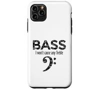 Bass - I Won't Cause Any Treble (Noir Vintage) Bassiste Coque pour iPhone 11 Pro Max