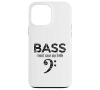 Bass - I Won't Cause Any Treble (Noir Vintage) Bassiste Coque pour iPhone 13 Pro Max
