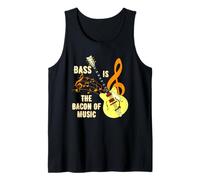 Bass Is The Bacon Of Music Bass Players Instrument de musique Débardeur