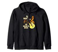 Bass Is The Bacon Of Music Bass Players Instrument de musique Sweat à Capuche