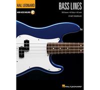 Bass Lines Hal Leonard Bass Method | Recueil de Chansons 500 Lignes Basse Rythmiques Riffs Phrasés Tous Styles Niveaux | Partition Tablature Guitare Basse Audio | Livre Instruction Débutants Avancés