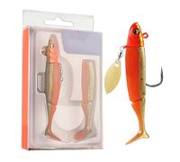 Bass Lures | Accessoires de pêche avec hameçons pour eau salée | Truite Leurre flottant Crankbaits Accessoires de pêche pour lacs rivières étangs eau douce