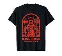 Bass Monk Meditate on The Kick Techno de Musique électronique T-Shirt