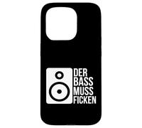 Bass Must Fuck drôle Cadeau Techno Festival Coque pour iPhone 15 Pro