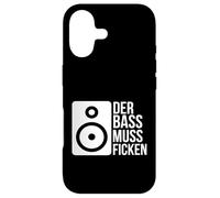 Bass Must Fuck drôle Cadeau Techno Festival Coque pour iPhone 17