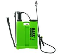 Bass Polska Pulvérisateur à main pressurisé, sans air et sans bruit, avec double filtre et lance télescopique 16 L