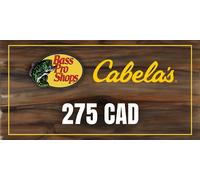 Bass Pro and Cabelas Gift Card 275 CAD
