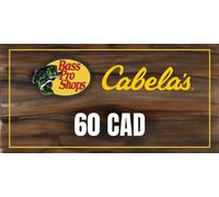 Bass Pro and Cabelas Gift Card 60 CAD