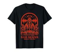 Bass Reaper Harvest The BPM Hard Techno Skeleton T-Shirt