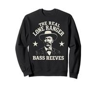 Bass Reeves Premier maréchal américain Noir History Bass Reeves Sweatshirt