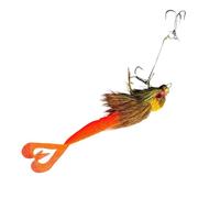 Bass Swimbaits, 22 cm Leurre de pêche réaliste articulé, leurre Artificiel avec œil 3D et Conception de Cheveux pour musclung,Sandre, Perche, Truite, Saumon, Poisson-Chat en Eau Douce et Eau salée et