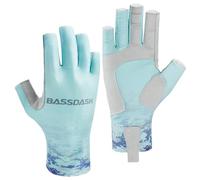 Bassdash ALTIMATE Gants de pêche UPF 50+ pour Femme Protection Solaire UV - pour Kayak pagaie randonnée Cyclisme Conduite tir entraînement