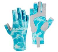 Bassdash ALTIMATE Gants de pêche UPF 50+ pour Femme Protection Solaire UV - pour Kayak pagaie randonnée Cyclisme Conduite tir entraînement