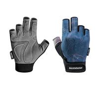 Bassdash Astro Gants de pêche Heavy Duty Sure Grip Gants de Cyclisme pour Hommes Gants sans Doigts pour Femmes pour la pêche Sportive Kayak Pagaie Voile VTT
