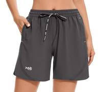 Bassdash Femme Short Randonnée 5 Pouces UPF 50+ Léger et Imperméable à Séchage Rapide avec Poches pour Camping Sport Hiking Shorts FP05W