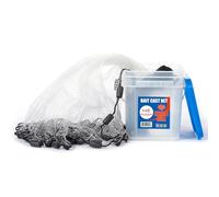 Bassdash Filet de pêche en Maille 0,95 cm Rayon 1,8 m 2,4 kg par Pied, pour appâts avec Seau Utilitaire, Mixte, 3/8" Mesh x 8' High (9lb)