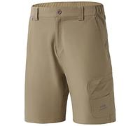 Bassdash FP01M Short Cargo de pêche pour Homme 10,5" à séchage Rapide UPF 50+ résistant à l'eau