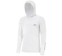 Bassdash Hommes UPF 50 + Cordon de Serrage Chemises à Capuche de Pêche Protection Solaire UV à Manches Longues Randonnée en Plein air T-Shirts à Capuche FS33M