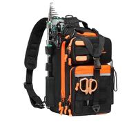 Bassdash Sac à Dos de Pêche Convertible avec Support de Canne à Pêche, Sac de Rangement de Matériel Tactique Ajustable et Résistant à l'eau FP07
