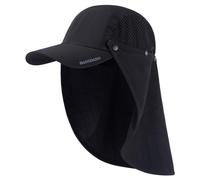 Bassdash UPF 50 + Casquette de pêche Pliable Casquette de Baseball avec Couvercle de Cou Amovible Portable pour Hommes et Femmes randonnée de Golf