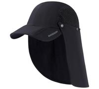Bassdash UPF 50 + Casquette de pêche Pliable Casquette de Baseball avec Couvercle de Cou Amovible Portable pour Hommes et Femmes randonnée de Golf