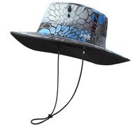 Bassdash UPF 50+ Chapeau de pêche résistant à l'eau avec Maille perforée au Laser réglable pour Hommes et Femmes, randonnée en Plein air