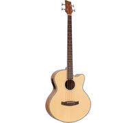 Basse acoustique Jumbo Cutaway 4 cordes Épicéa Acajou Préampli EQ Naturel 32"