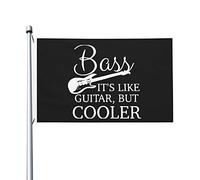 Basse, C'Est Comme Une Guitare, Mais En Plus Cool Drapeau Résistant Aux Intempéries Drapeau De Jardin Décoratif Drapeaux Pour Extérieur Intérieur Fête 90X150Cm