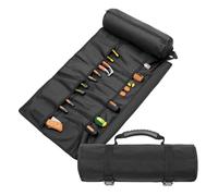 BASSE CHIACINA ROLL UP, Roll -Up Tool Bag Organizer | Sac à outils pliable avec prise,Infinité d'usure de paquet résistant pour le matériel