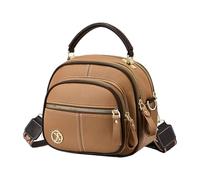 BASSE CROVE CROIX - BASSE MULTIFONCTION FEMMES FEMMES crossbodyy | Femmes à la mode sac à main, compartiment multifonctionnel et avec sangle réglable, fourre-tout sacs pour femme grande capacité, Kaki