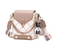 BASSE CROVE de téléphone | épaule à la mode pour femmes | FAIBLE CROIX PETIT MIDUILE, sac de téléphone chic pour les voyages, achats, Kaki, riferimento alla descrizione