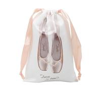Basse D'ÉTAPE COLASTRING - Housse de Danse, Sac de Rangement en Satin Doux, Vecteur de Chaussures léger | Studio de Ballet pour Les Engrenages de Performance, Ensemble de Sacs de, Champagne,