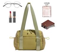 BASSE DUFFE DOMENA POUR VOYAGE, FAIBLE DUFFEL - Sac de gym en nylon Stume avec séparé sec séparé,Pack de nuit Weekender, tampon de douche de toilette, organisateur de s, vert, riferimento alla