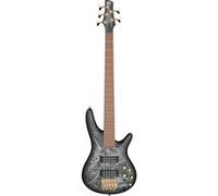 Basse électrique 5 cordes Ibanez SR305EDX-BZM Black Ice Frozen Matte