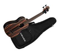 Basse électro-acoustique - KALA - U-BASS - Ébène strié - Housse deluxe - 4 cordes