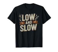 Basse Et Lente Barbecue Temperature Pitmaster Texan Patience T-Shirt
