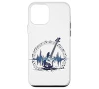 Basse Guitare Sound Wave Bassist Basse Electrique Rock Music Coque pour iPhone 12 Mini