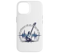 Basse Guitare Sound Wave Bassist Basse Electrique Rock Music Coque pour iPhone 14