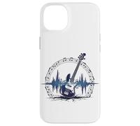 Basse Guitare Sound Wave Bassist Basse Electrique Rock Music Coque pour iPhone 14 Plus