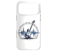 Basse Guitare Sound Wave Bassist Basse Electrique Rock Music Coque pour iPhone 17 Pro Max