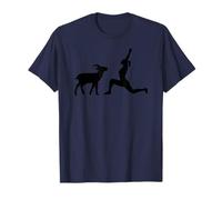 Basse Lunge Yoga Pose de Chèvre Yoga T-Shirt