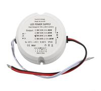 Basse tension pour transformateur d'alimentation LED Driver, étanche IP66, forme ronde compacte, disponible en 36 W, 48 W et 60 W (48 W 24 V)