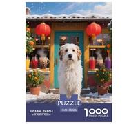 Basses Terres polonaises 1000 Pieces Puzzle Pets Mignons Puzzles Colour Puzzle en Papier pour La Décoration Intérieure Le Cadeau Parfait pour La Famille Et Les Amis Jouets Défi 38x26cm/1