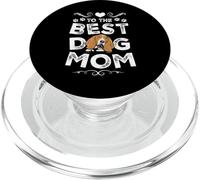 Basset Hound Best Dog Mom Dogs Lovers Funny Mothers Day PopSockets PopGrip pour MagSafe
